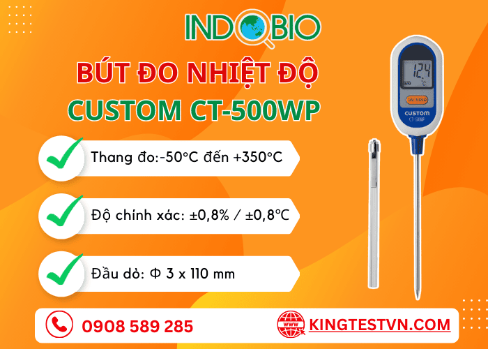Bút đo nhiệt độ Custom CT-500WP